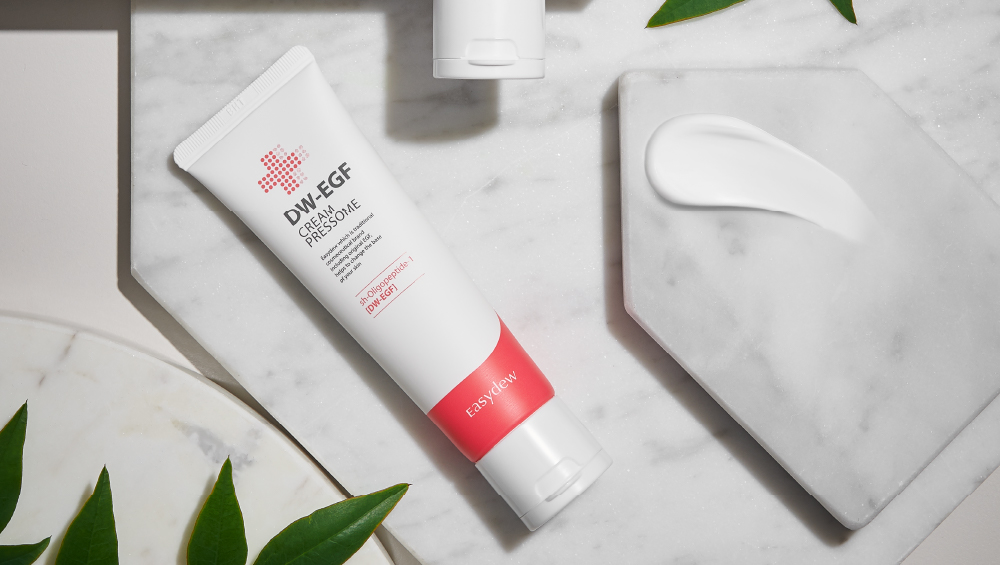 Easydew Dw Egf クリームプレッサム 50ml 15ml Easydew 医療品級グレードのdw Egfを化粧品に配合したドクターズコスメ イージーデュー